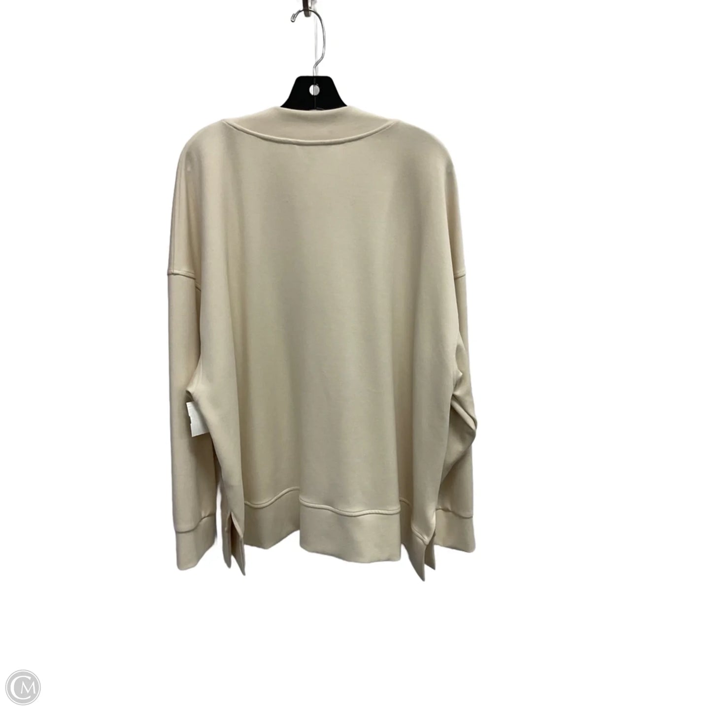 Sweatshirt Collar By Banana Republic In Beige, Size: Xxl