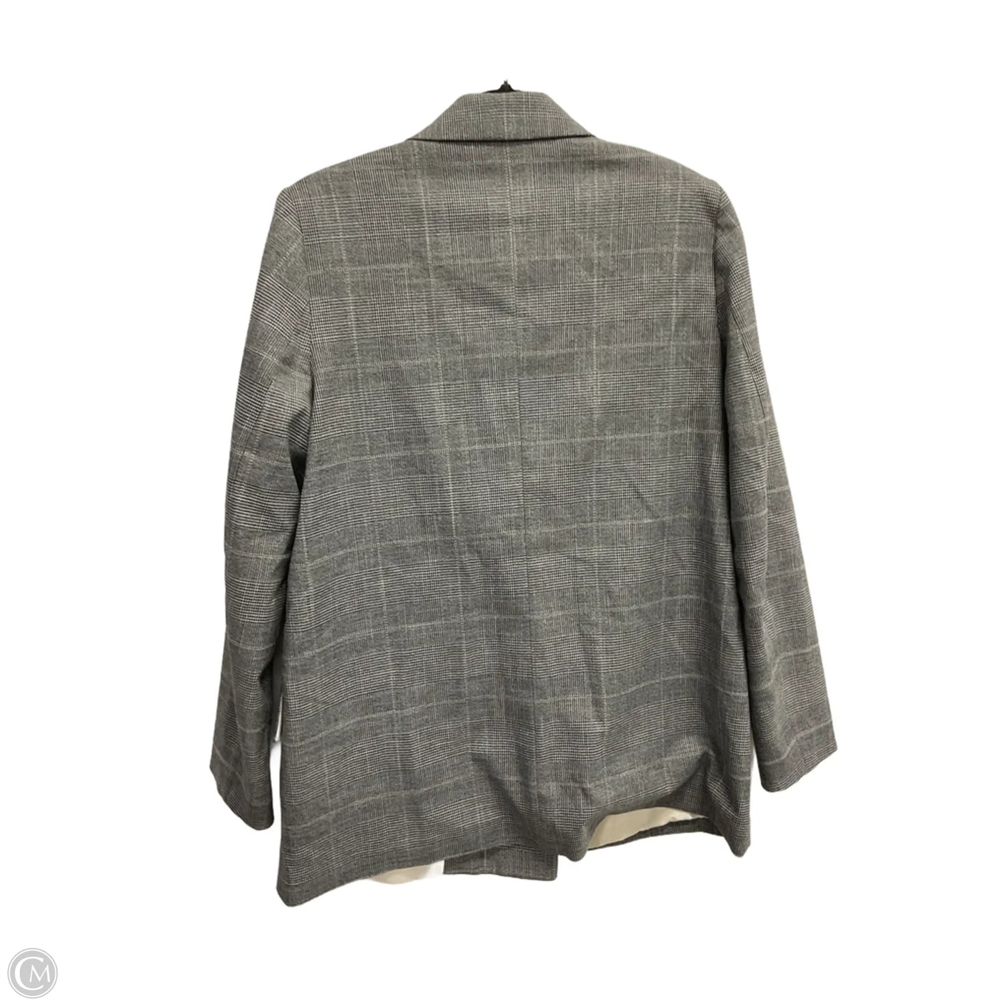 Blazer By H&m In Plaid Pattern, Size: M