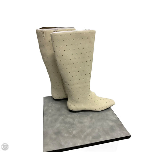 Boots Knee Heels By Katy Perry In Ivory, Size: 11