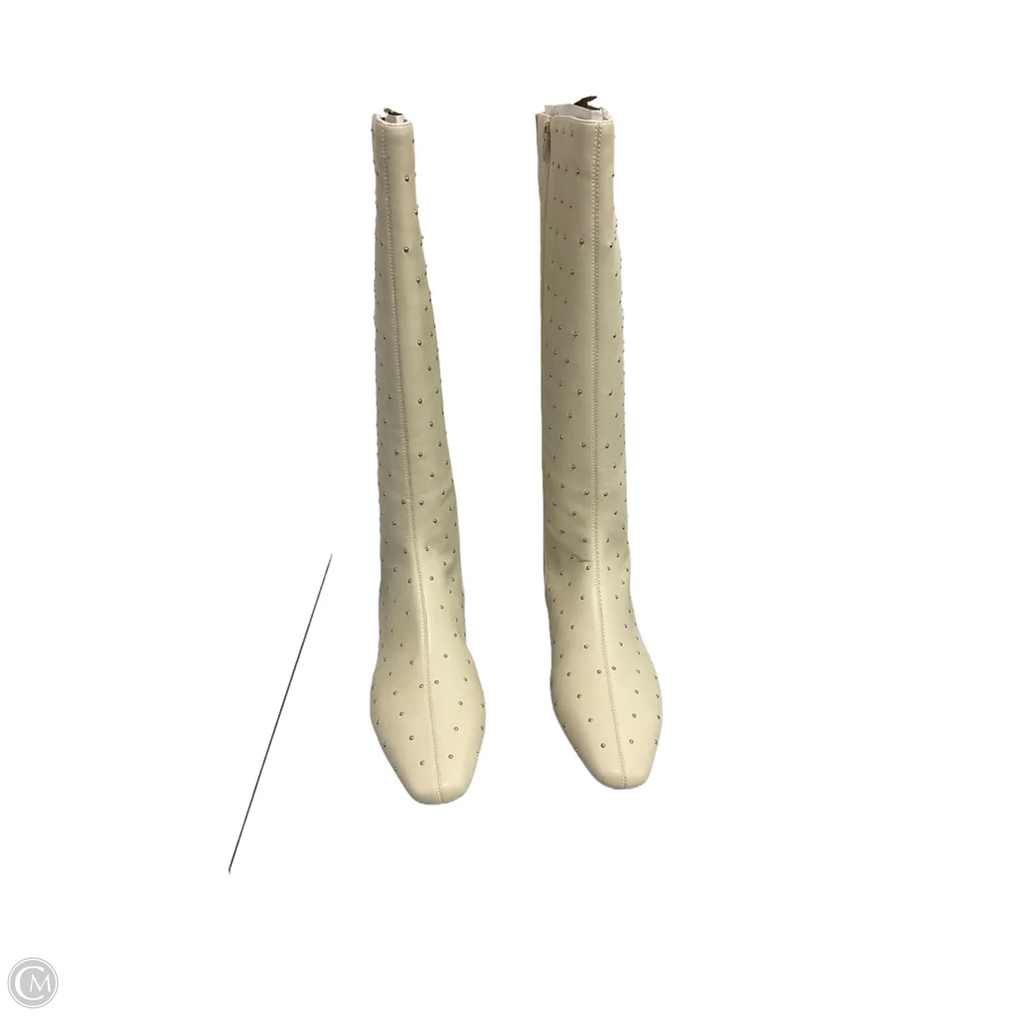 Boots Knee Heels By Katy Perry In Ivory, Size: 11