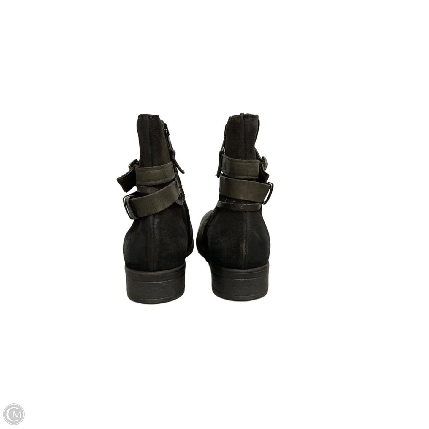 Boots Ankle Heels By Miz Mooz In Brown, Size: 8