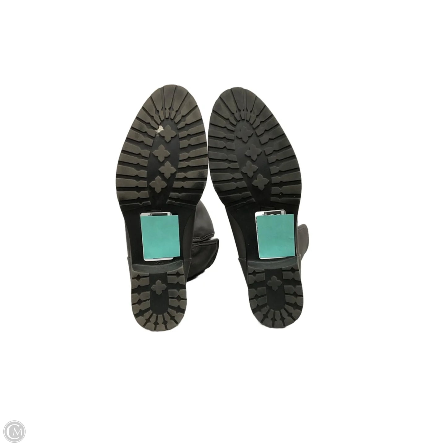 Boots Mid-calf Heels By H For Halston In Grey, Size: 6.5