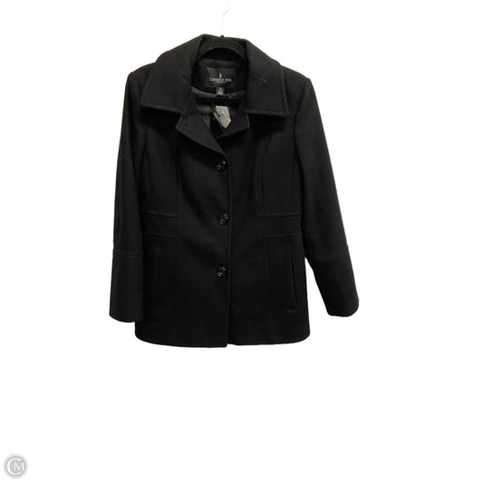 Coat Wool By London Fog In Black, Size: S