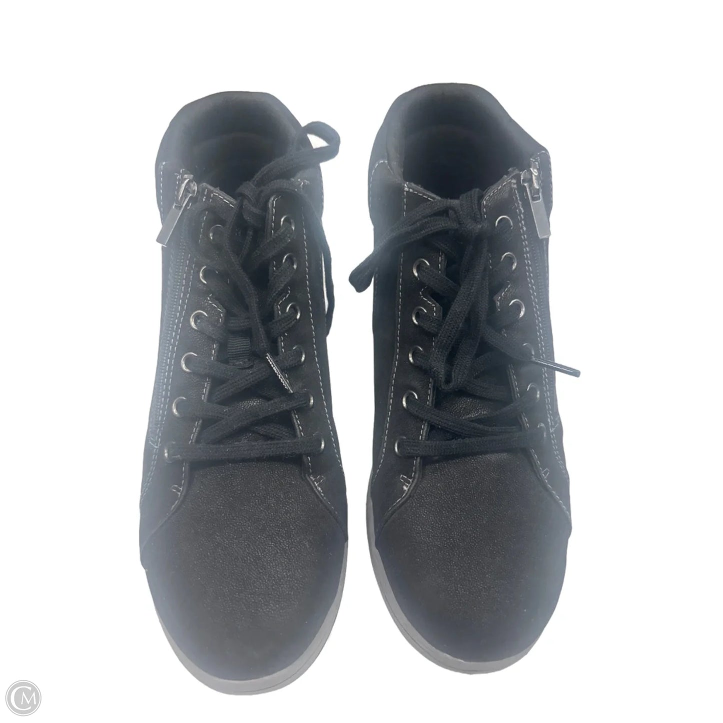 Shoes Sneakers By Clarks In Black, Size: 8