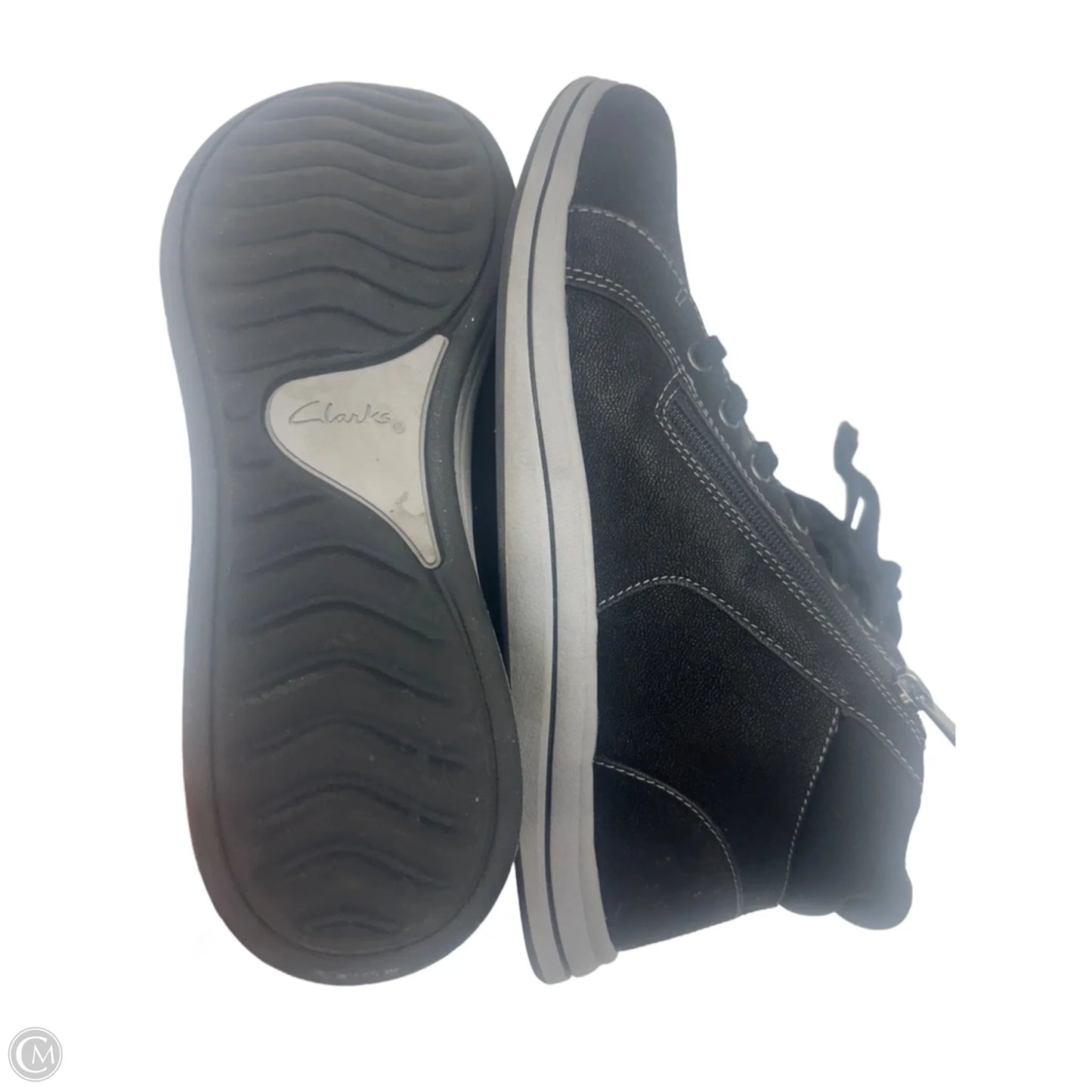 Shoes Sneakers By Clarks In Black, Size: 8