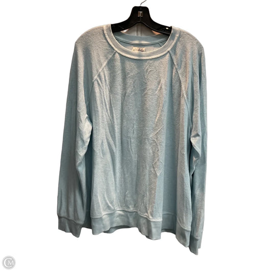 Top Long Sleeve By Wonderly In Blue, Size: Xl
