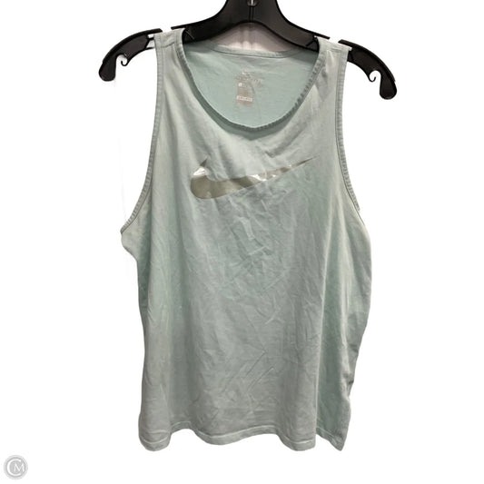 Athletic Tank Top By Nike Apparel In Blue, Size: L
