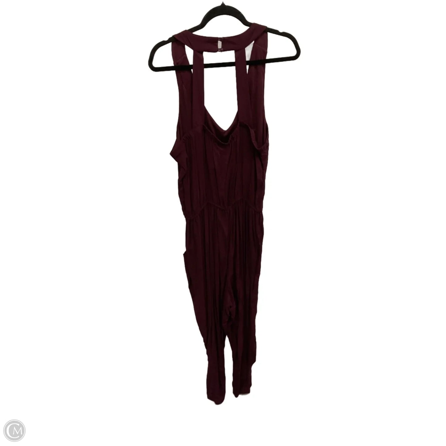 Jumpsuit By Studio Y In Maroon, Size: Xl