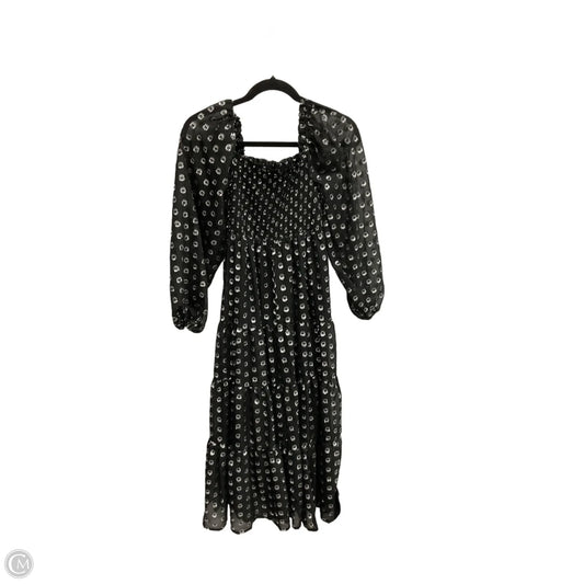 Dress Casual Maxi By A Loves A In Black & Silver, Size: Xs