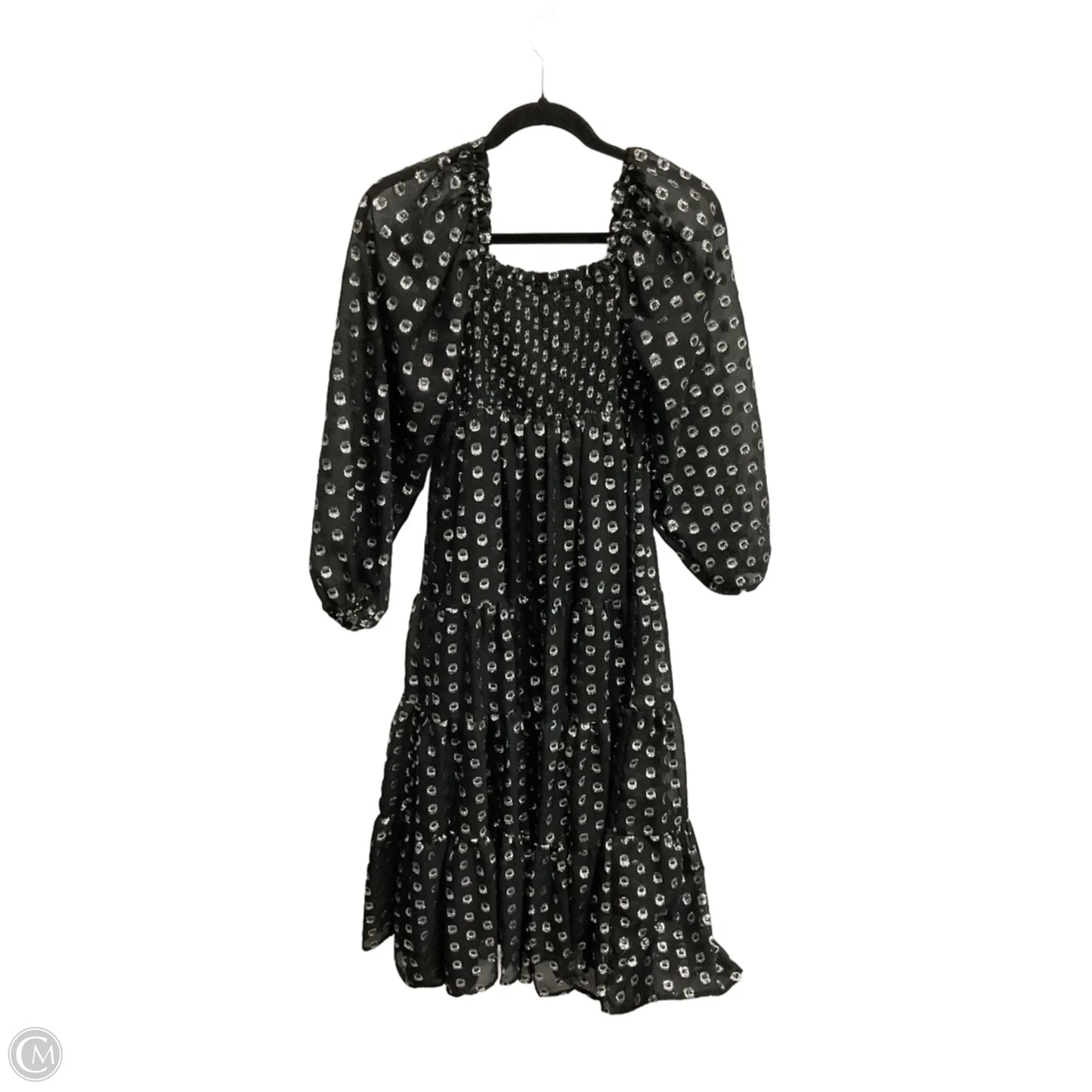 Dress Casual Maxi By A Loves A In Black & Silver, Size: Xs