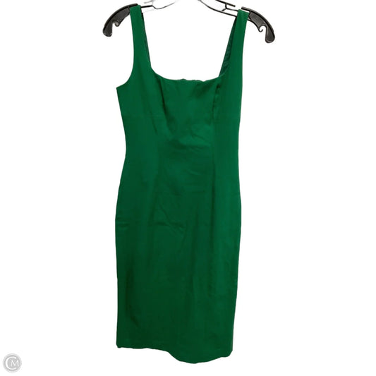 Dress Casual Midi By Banana Republic In Green, Size: Xs