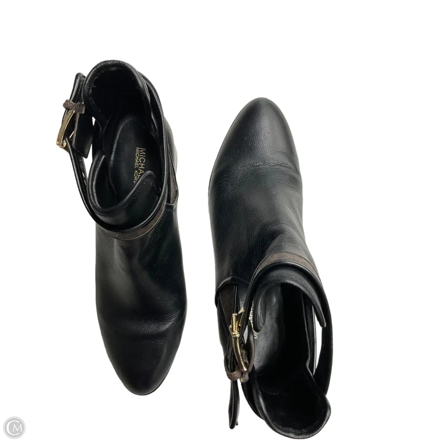 Boots Ankle Heels By Michael By Michael Kors In Black, Size: 9