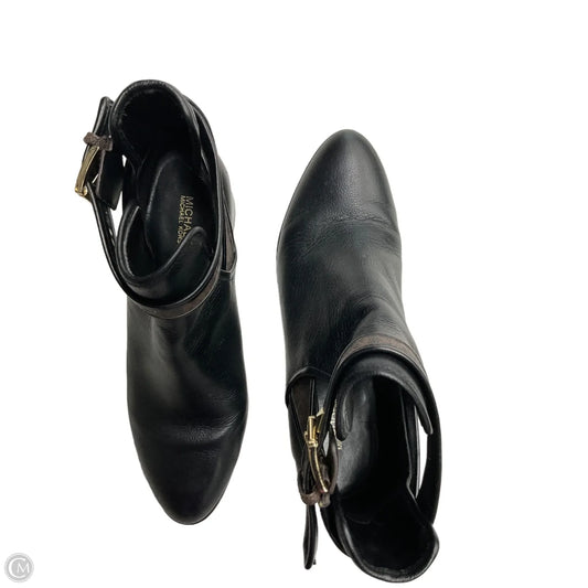 Boots Ankle Heels By Michael By Michael Kors In Black, Size: 9