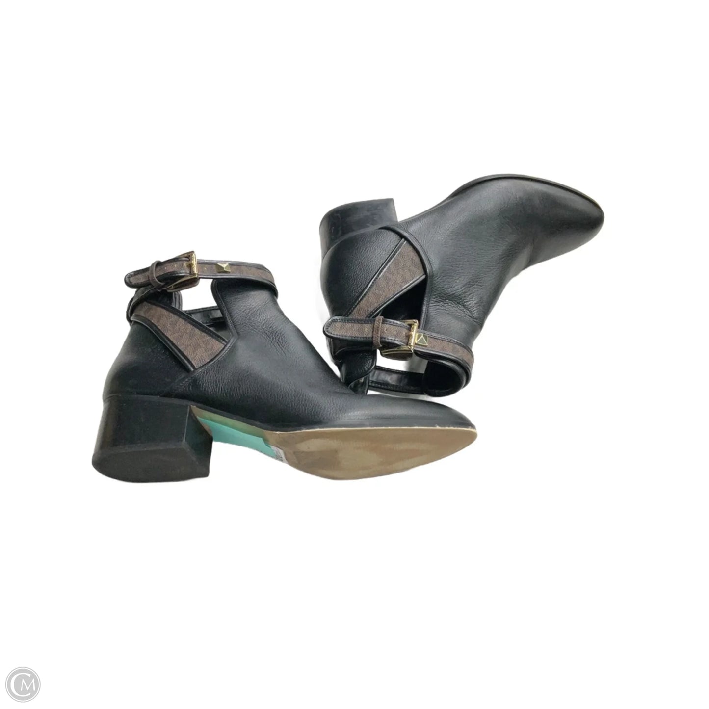 Boots Ankle Heels By Michael By Michael Kors In Black, Size: 9