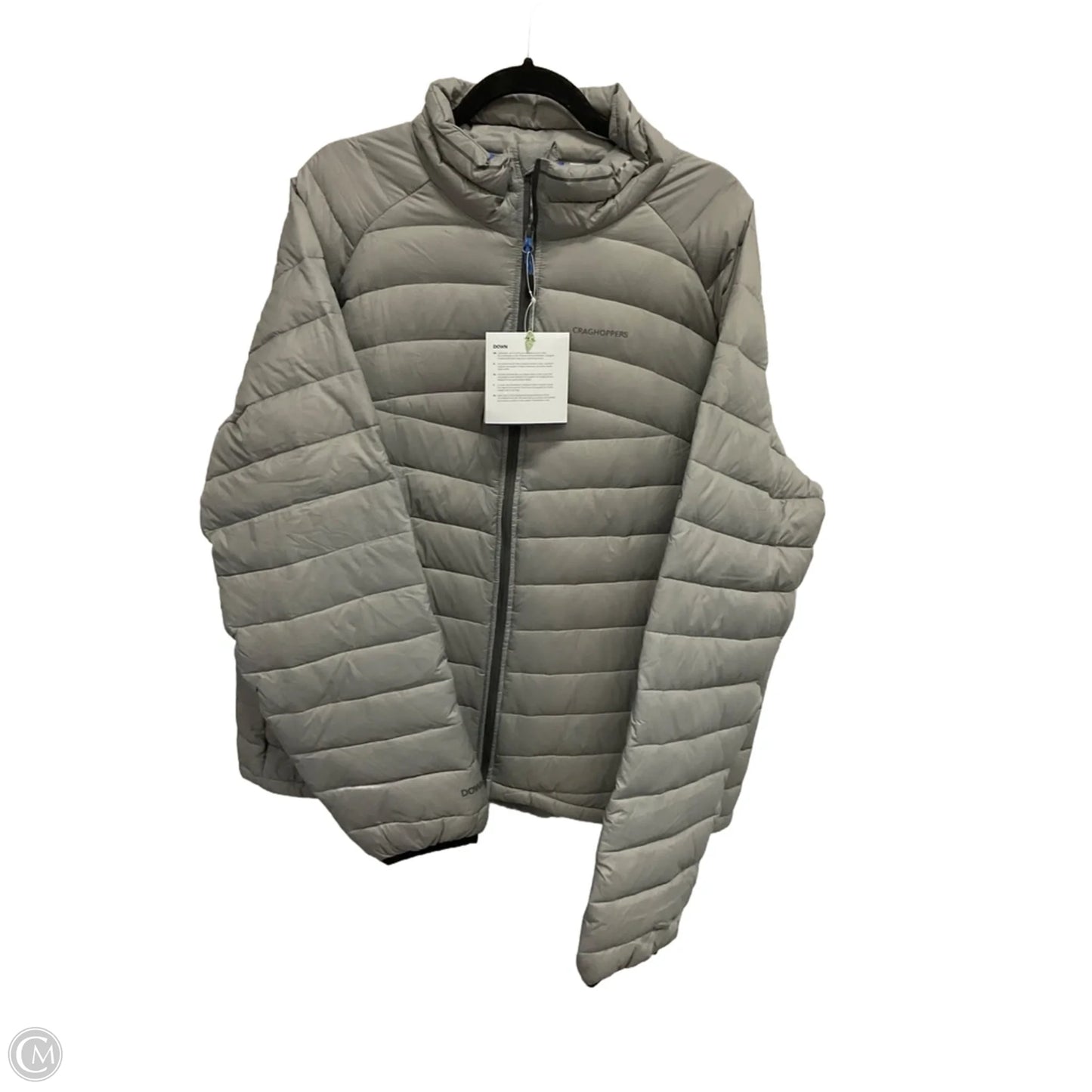 Coat Puffer & Quilted By Clothes Mentor In Grey, Size: Xxl