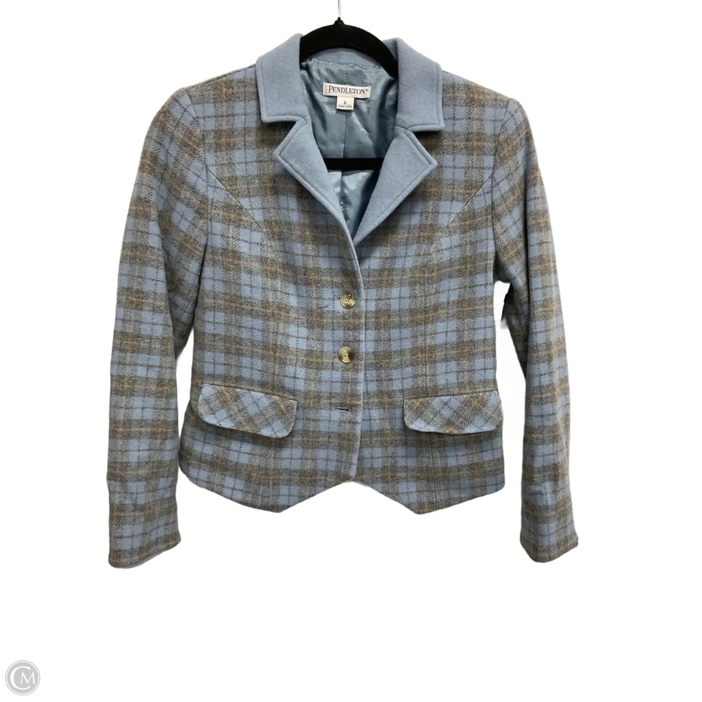 Blazer By Pendleton In Plaid Pattern, Size: S