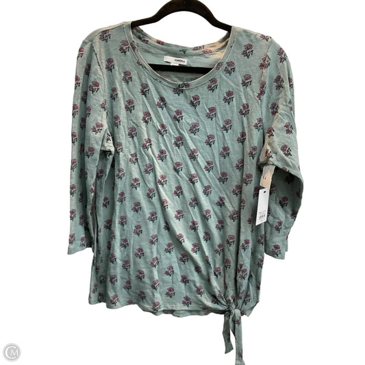 Top Long Sleeve By Sonoma In Floral Print, Size: M