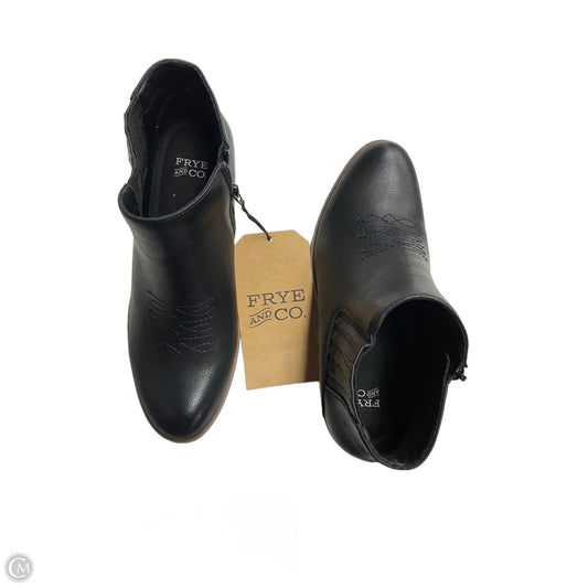 Boots Ankle Heels By Frye And Co In Black, Size: 8.5