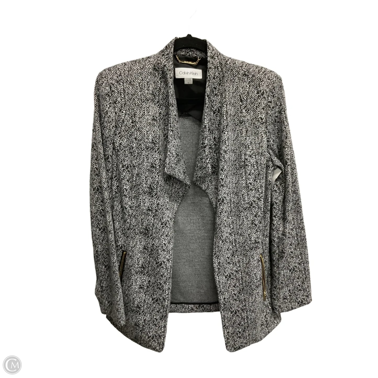 Blazer By Calvin Klein In Black & White, Size: M