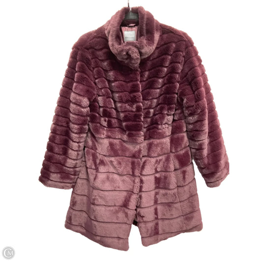 Coat Faux Fur & Sherpa By Lane Bryant In Purple, Size: L