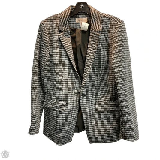 Blazer By Philosophy In Black & Grey, Size: M