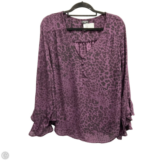 Top Long Sleeve By Torrid In Purple, Size: 2x