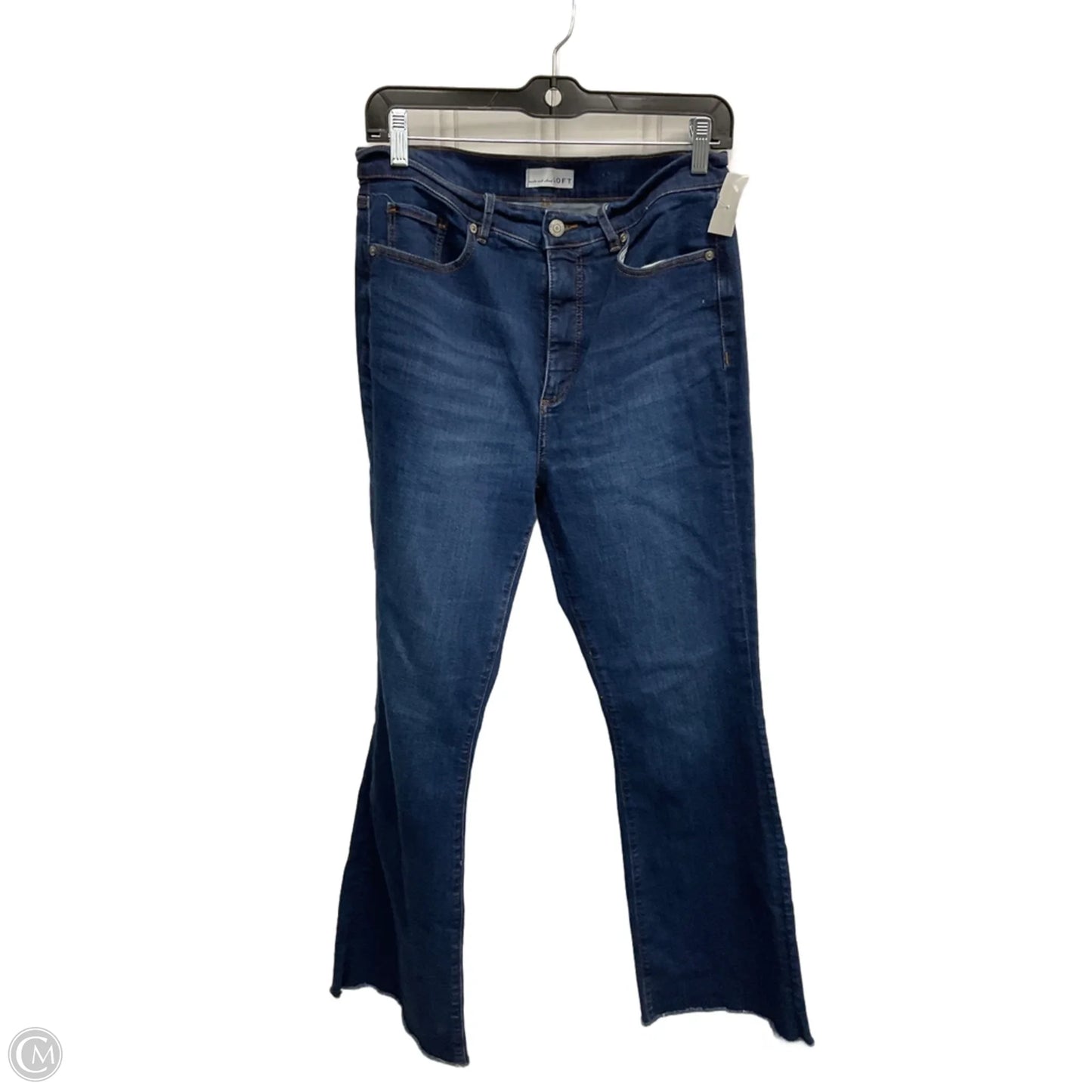 Jeans Flared By Loft In Blue, Size: 8