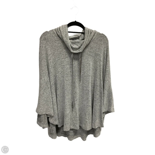 Poncho By White House Black Market In Grey, Size: Osfm