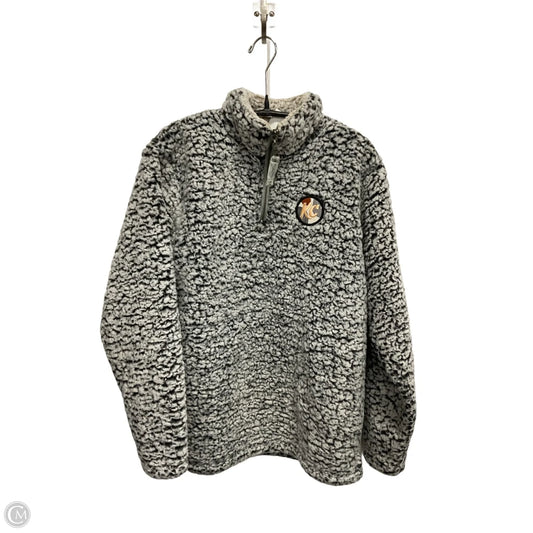 Jacket Faux Fur & Sherpa By Clothes Mentor In Grey, Size: S