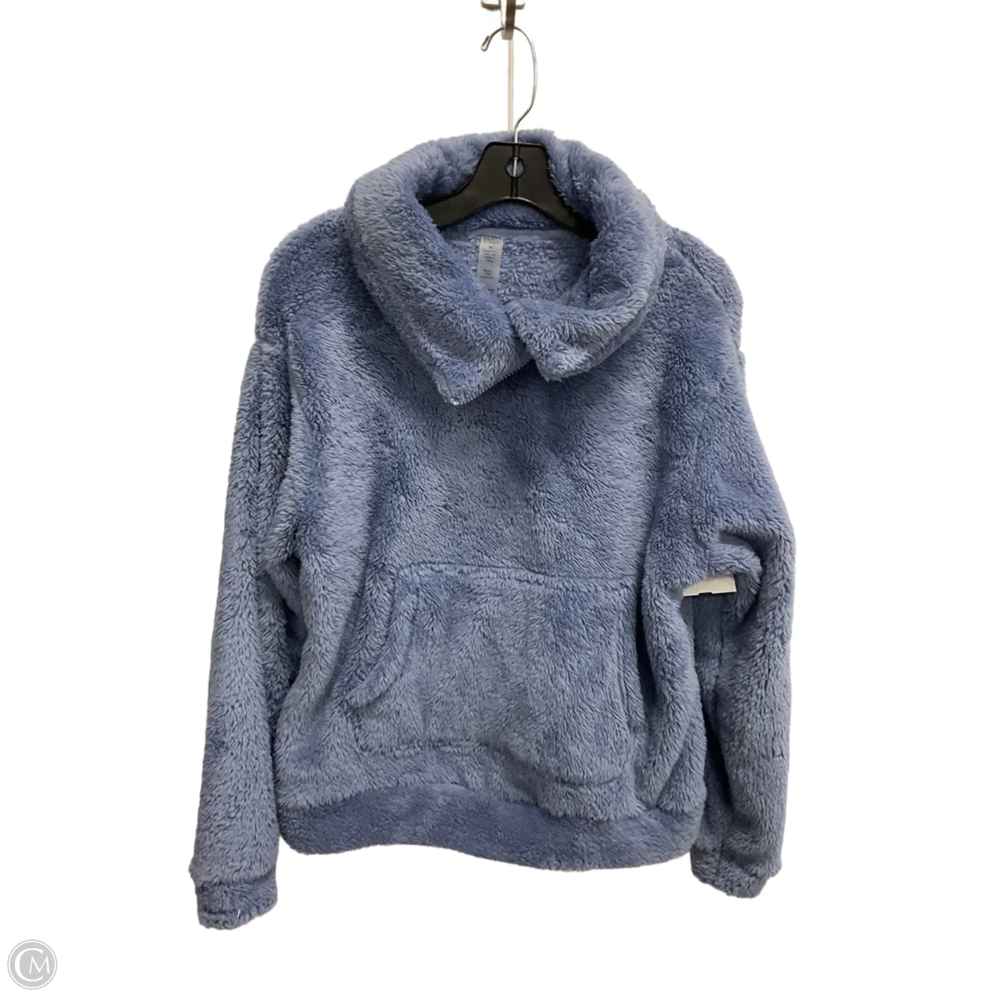 Jacket Faux Fur & Sherpa By Nicole By Nicole Miller In Blue, Size: M