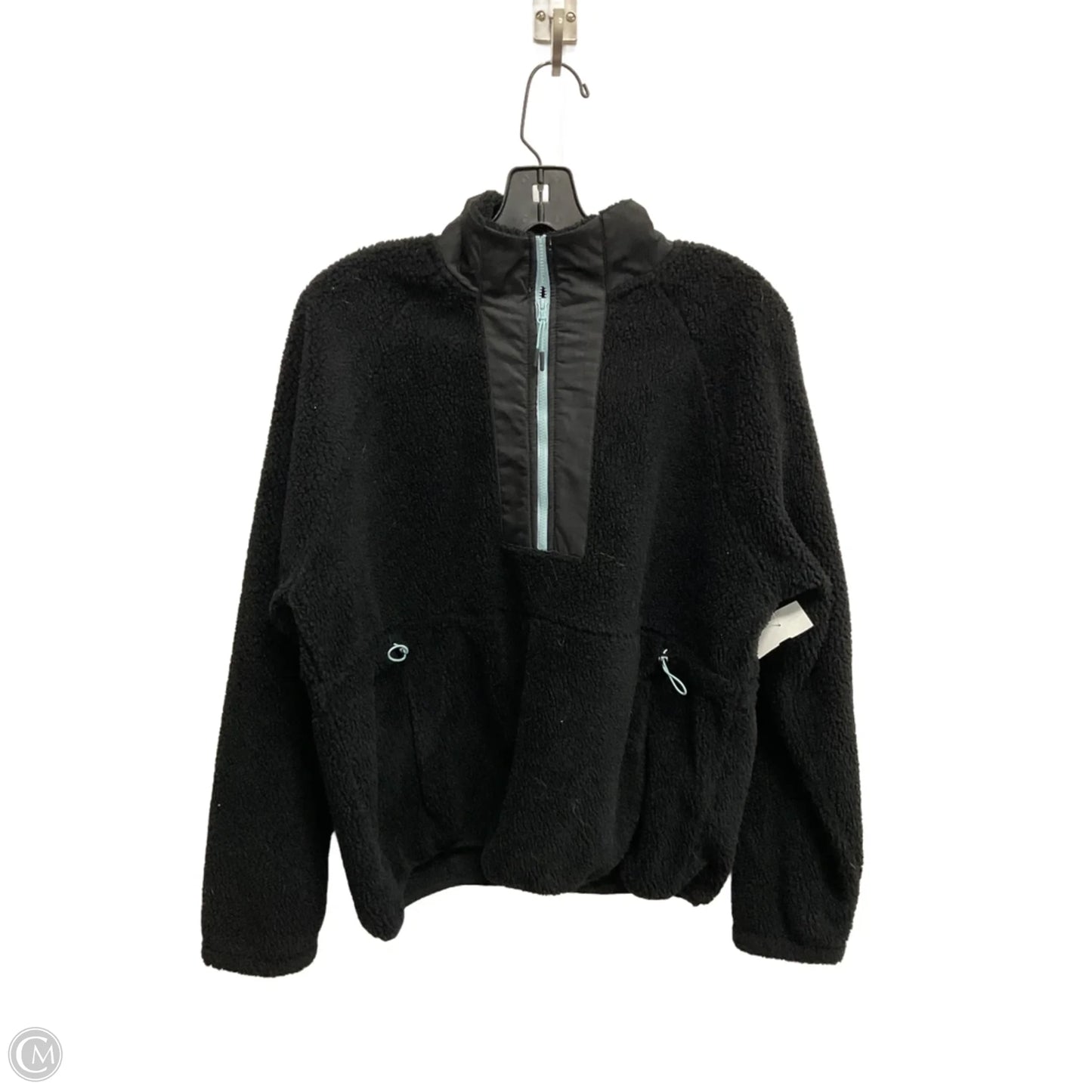 Jacket Faux Fur & Sherpa By Clothes Mentor In Black, Size: Xl