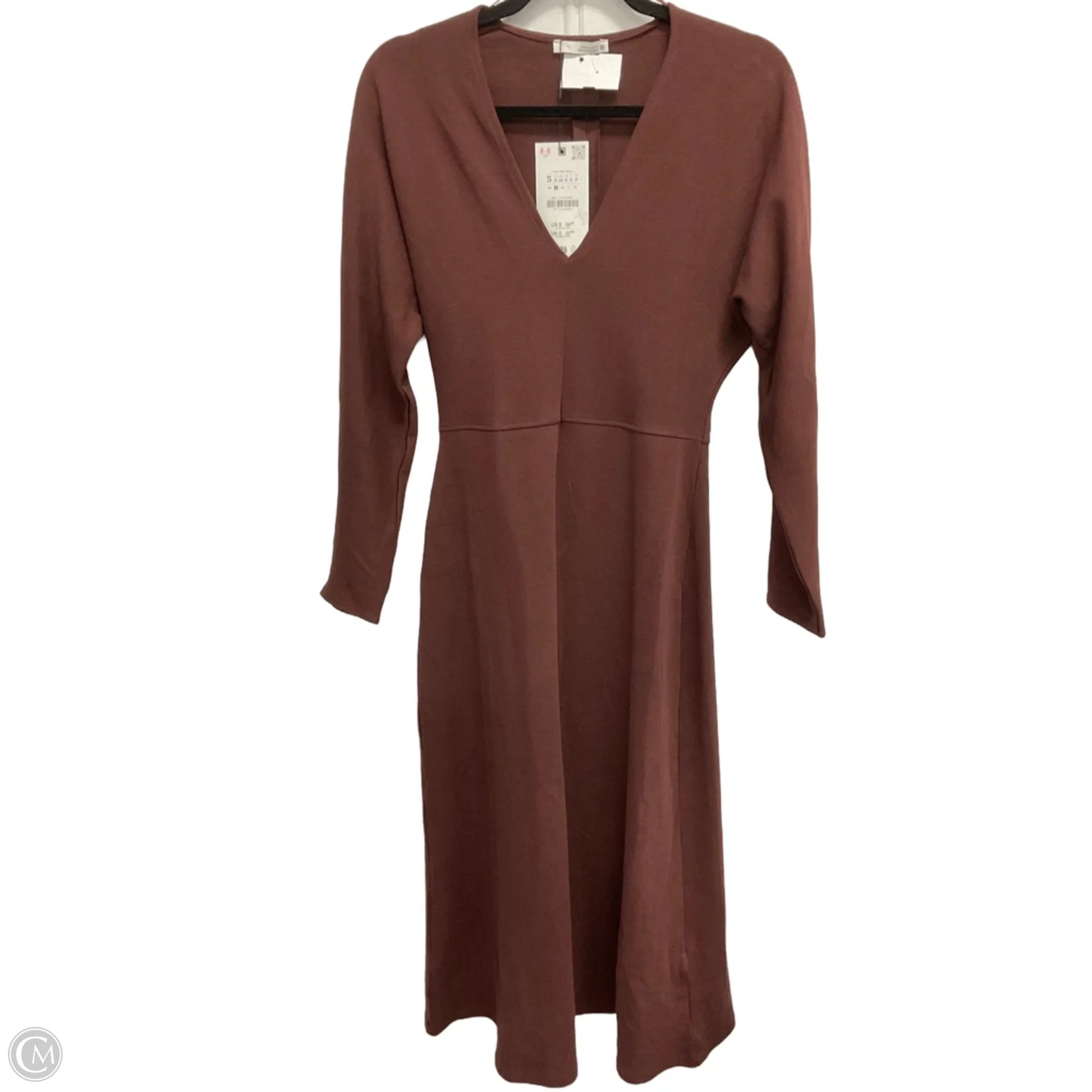Dress Casual Maxi By Zara In Maroon, Size: S – Clothes Mentor Lees Summit  MO #134