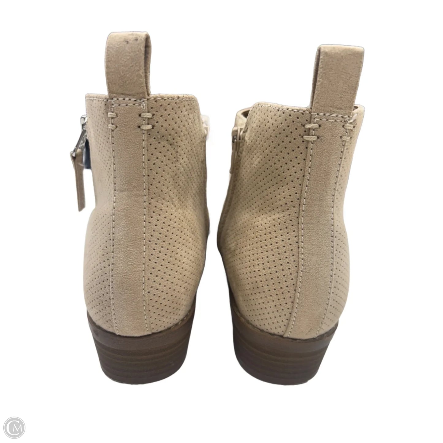 Boots Ankle Heels By Universal Thread In Beige, Size: 9