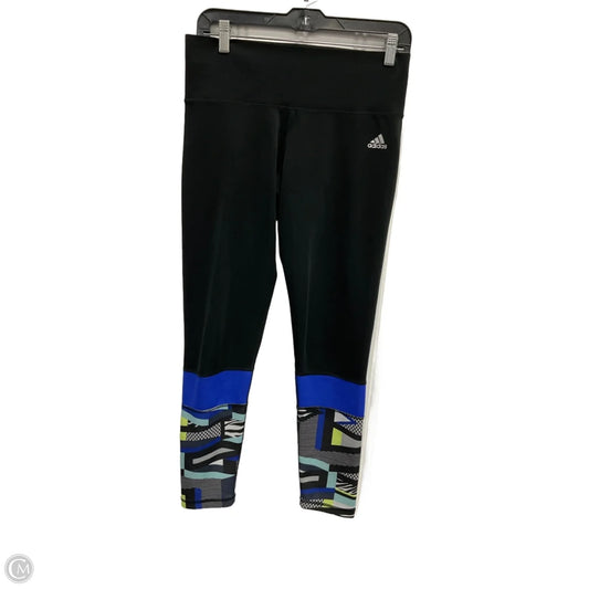 Athletic Leggings By Adidas In Multi-colored, Size: M