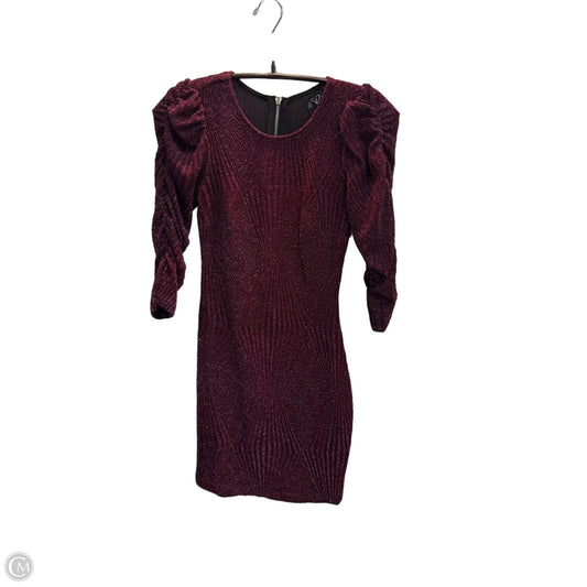 Dress Casual Short By Windsor In Maroon, Size: S