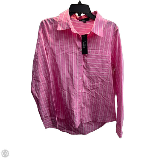 Top Long Sleeve By Lulus In Pink, Size: S