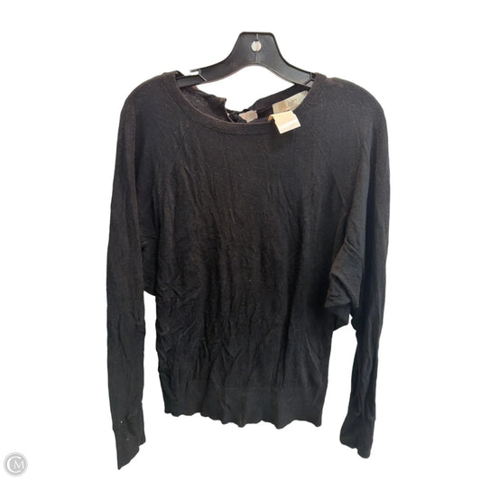 Top Long Sleeve By Loft In Black, Size: S