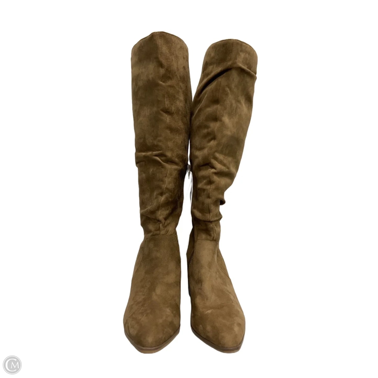 Boots Knee Heels By Universal Thread In Brown, Size: 9