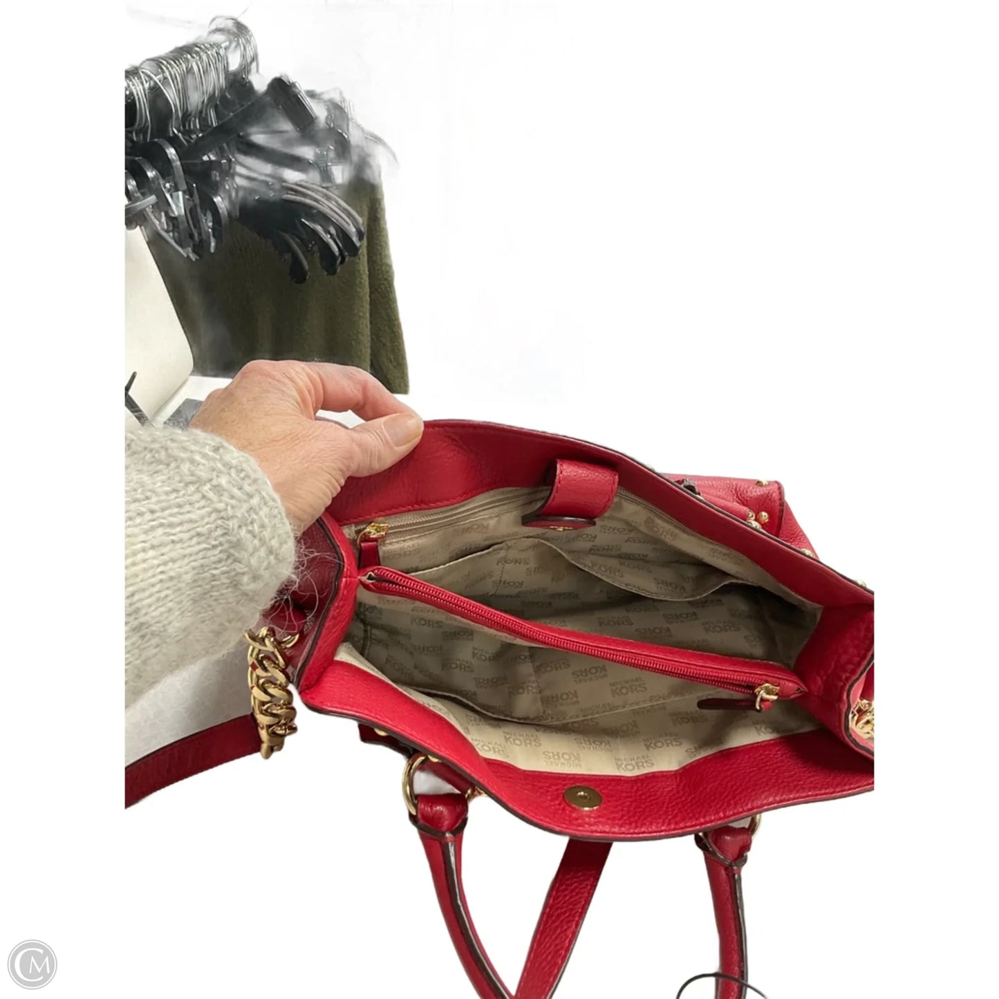 Handbag Designer By Michael Kors, Size: Medium