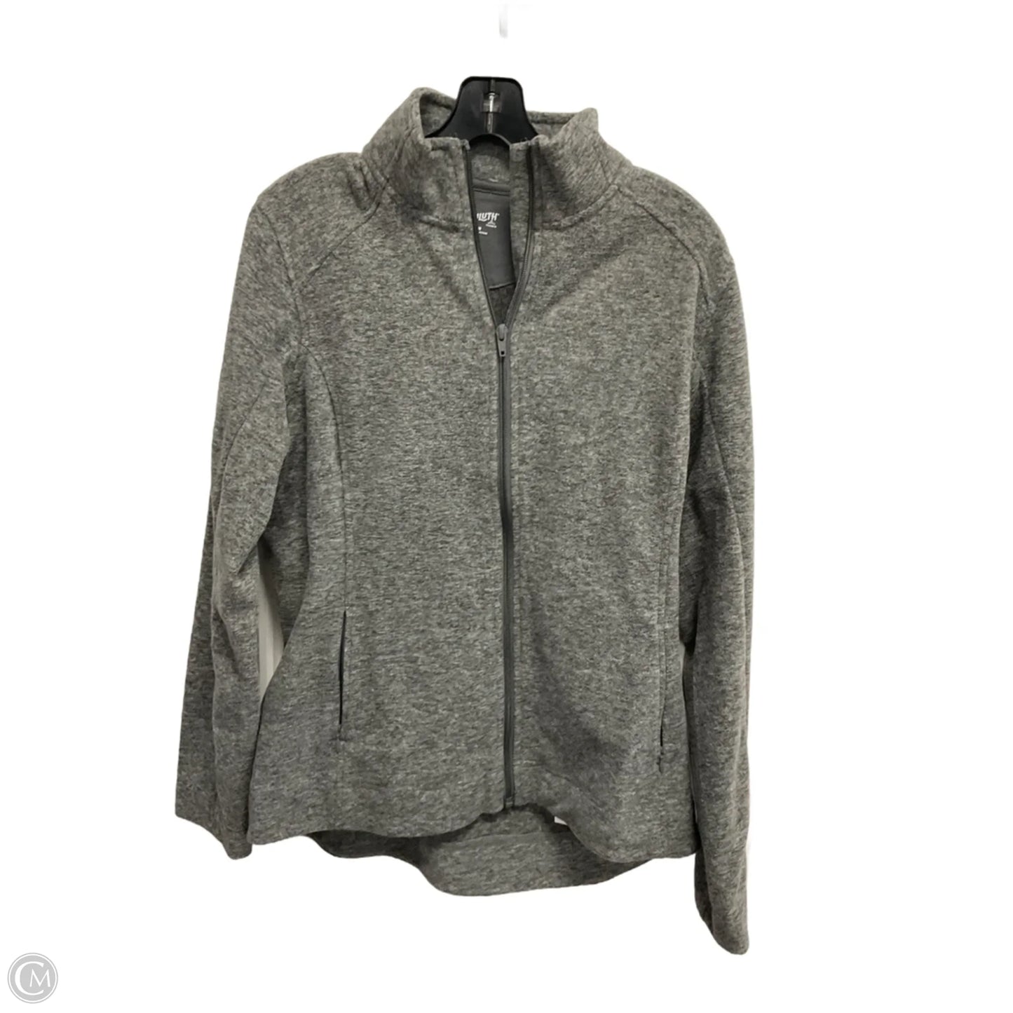 Jacket Fleece By Duluth Trading In Grey, Size: M