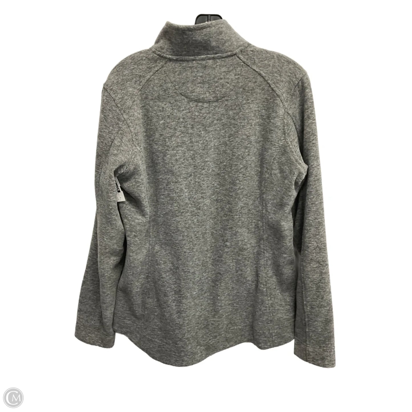 Jacket Fleece By Duluth Trading In Grey, Size: M
