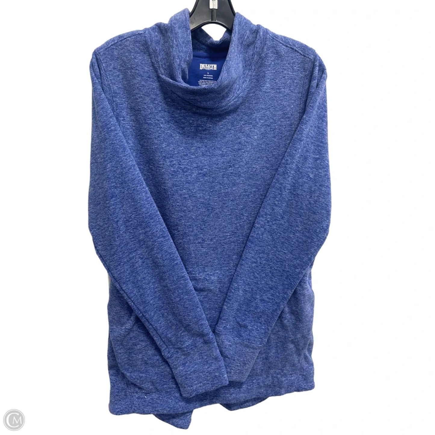 Jacket Fleece By Duluth Trading In Blue, Size: L