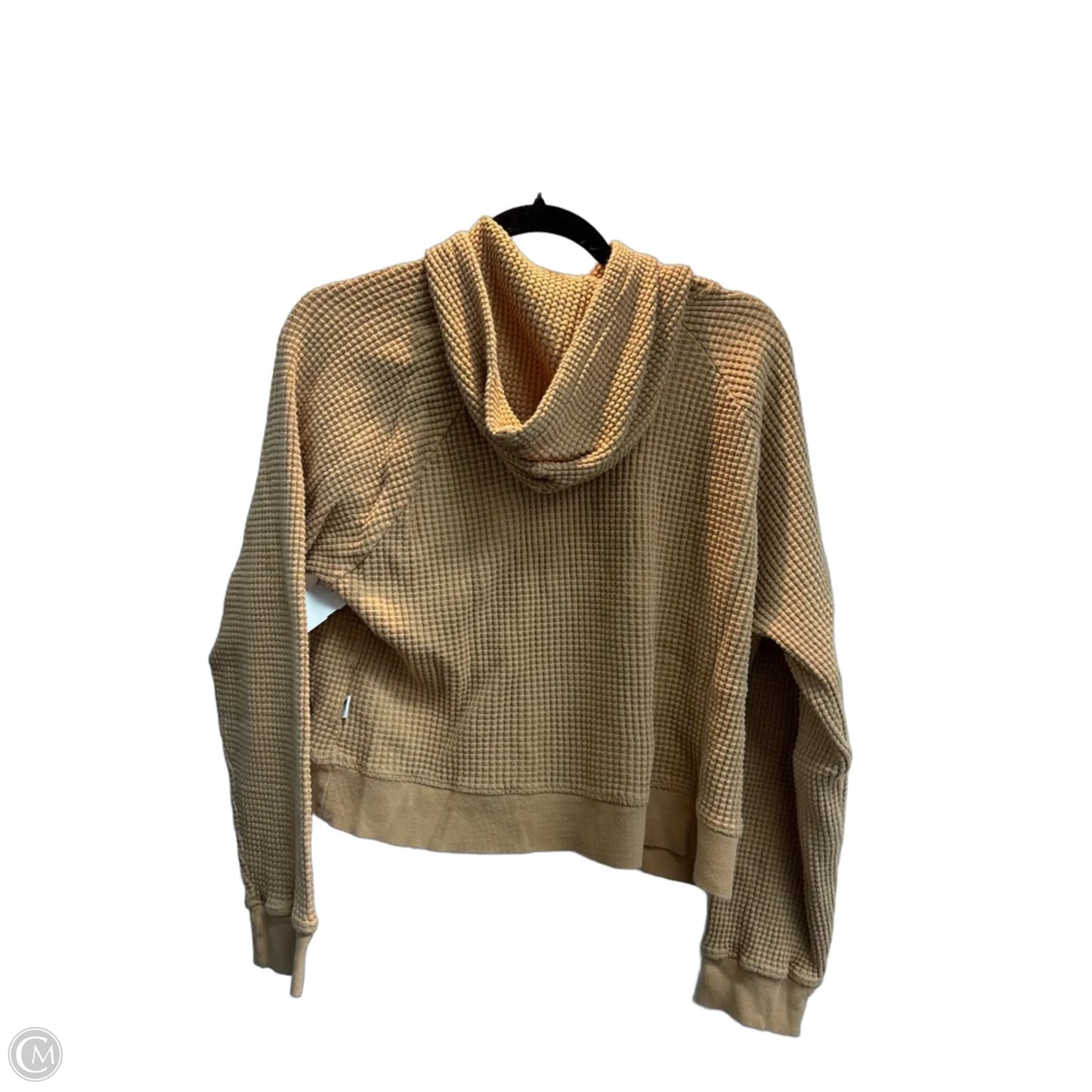 Athletic Top Long Sleeve Hoodie By The North Face In Tan, Size: Xs