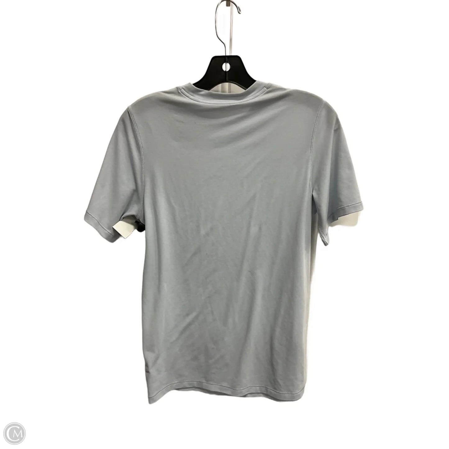 Athletic Top Short Sleeve By Lululemon In Blue, Size: S