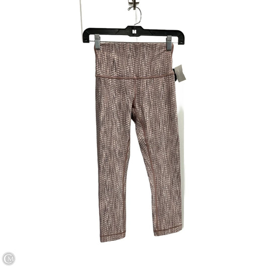 Athletic Leggings By Lululemon In Pink, Size: S