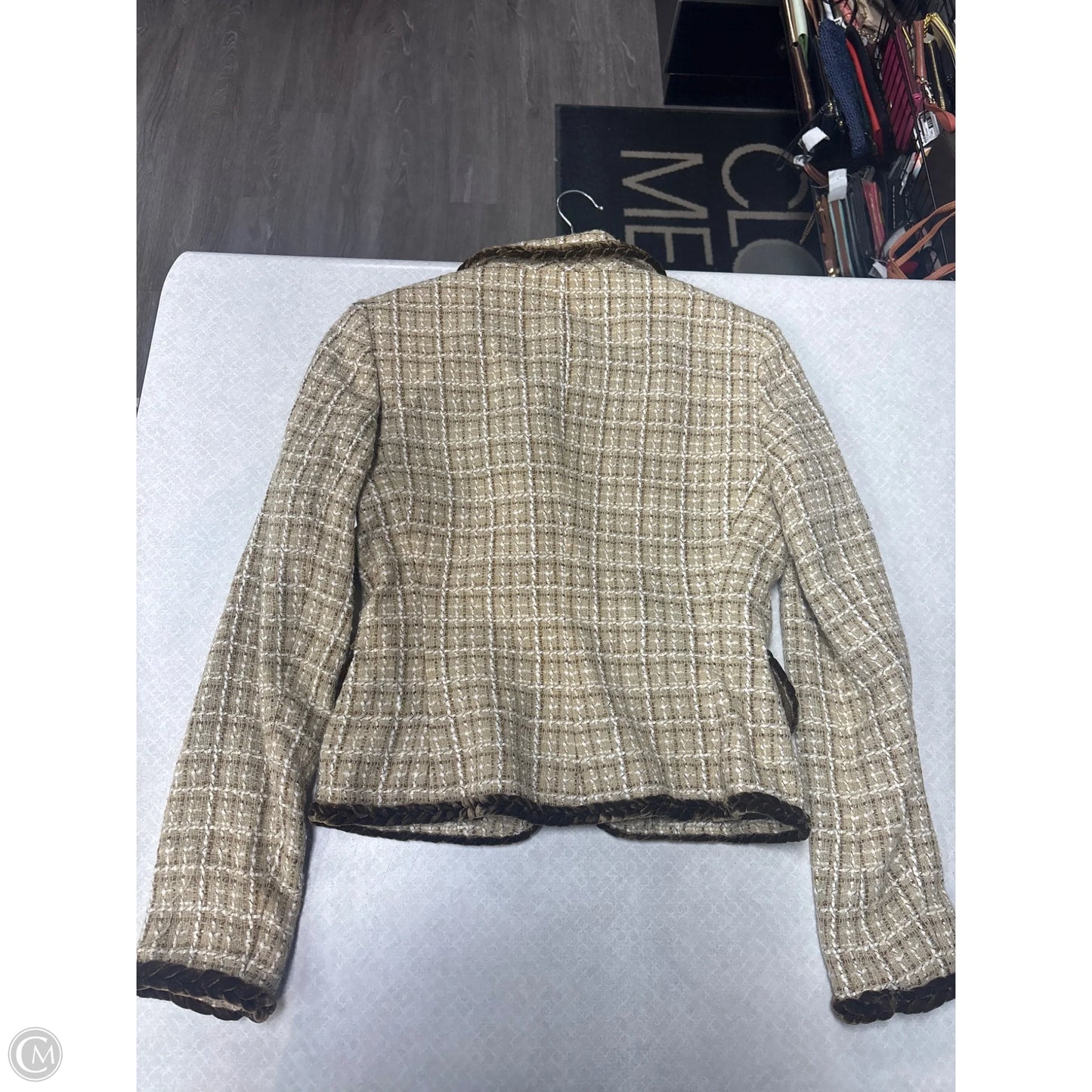 Blazer By Clothes Mentor In Brown, Size: Xs