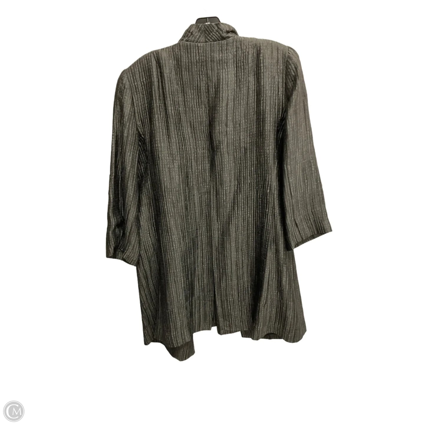 Jacket Other By Eileen Fisher In Grey, Size: M