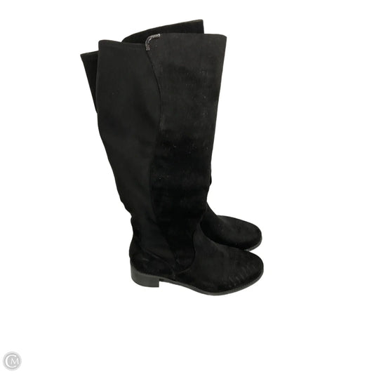 Boots Knee Heels By Easy Spirit In Black, Size: 8