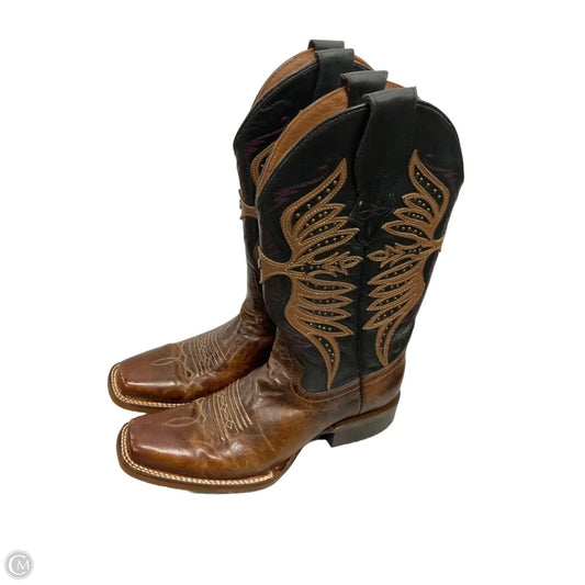 Boots Western By Corral In Black & Brown, Size: 8.5