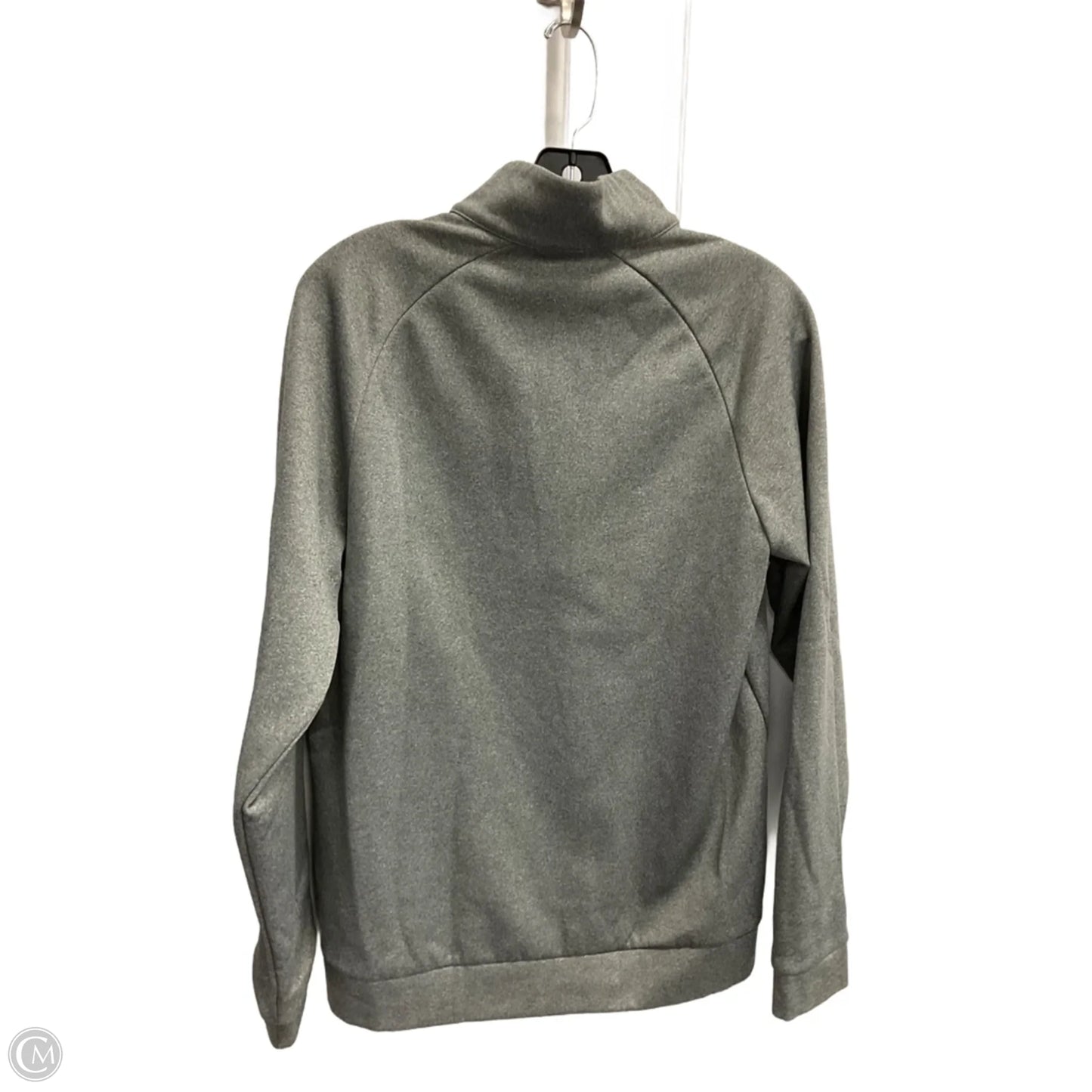 Athletic Jacket By Nike Apparel In Grey, Size: S